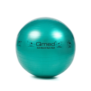 Zielona piłka rehabilitacyjna 65 cm z systemem ABS